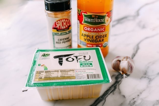 Tofu garlic aioli ingredients, thewoksoflife.com