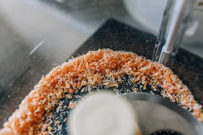 Pulverized dried shrimp in powder, thewoksoflife.com