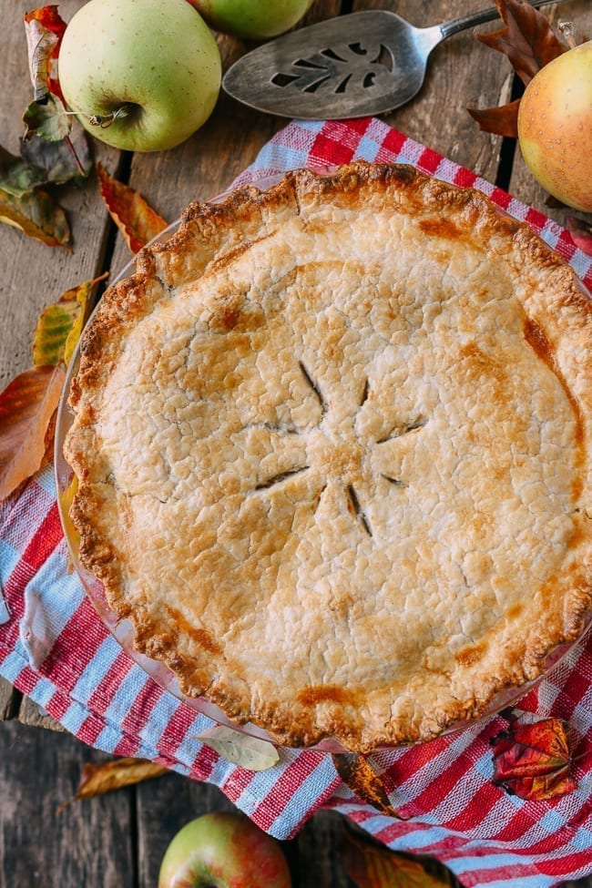 Baked apple pie, thewoksoflife.com