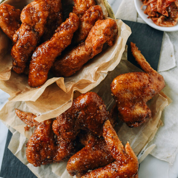 Korean Fried Chicken wings and tenders