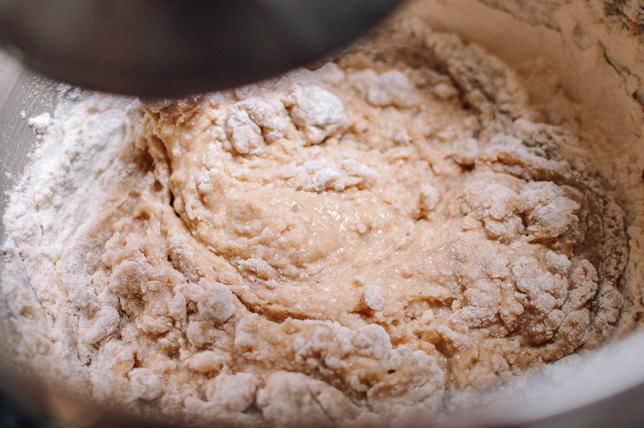 multigrain bread dough mixture