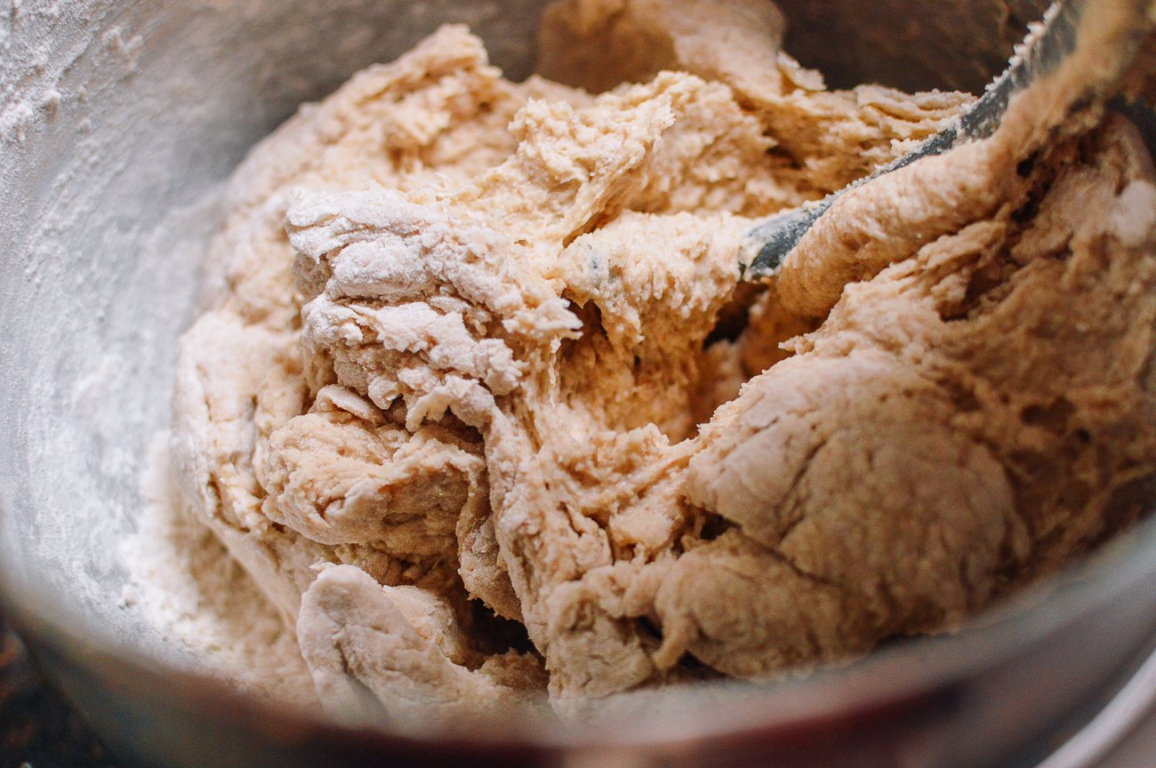 making multigrain bread dough
