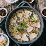 Northern Chinese Sour Cabbage Stew with Pork and Glass Noodles