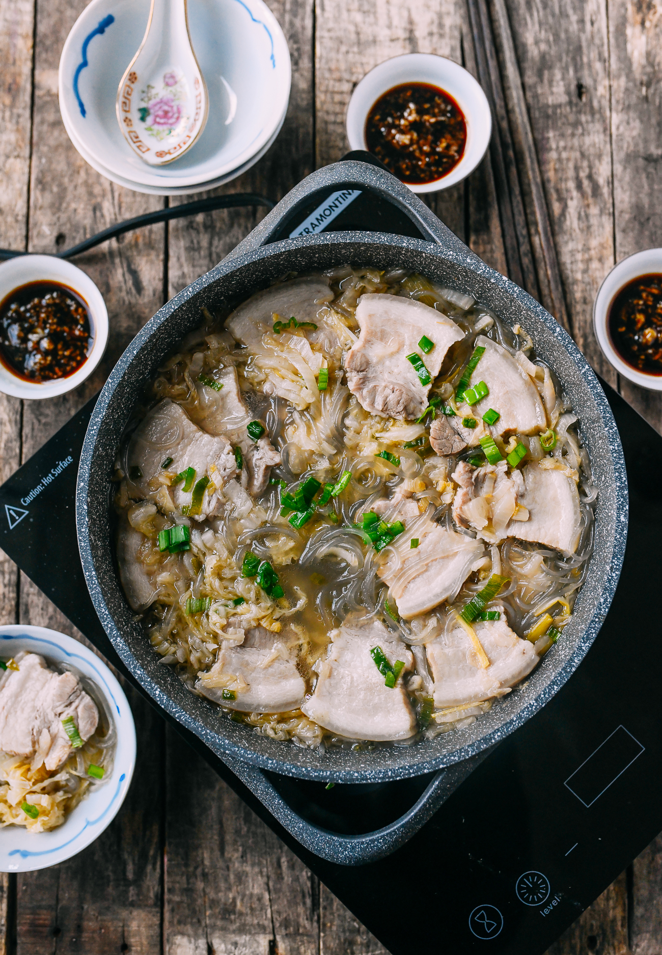 Northern Chinese Sour Cabbage Stew with Pork and Glass Noodles