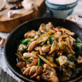Cantonese Chicken with Pickled Mustard Greens