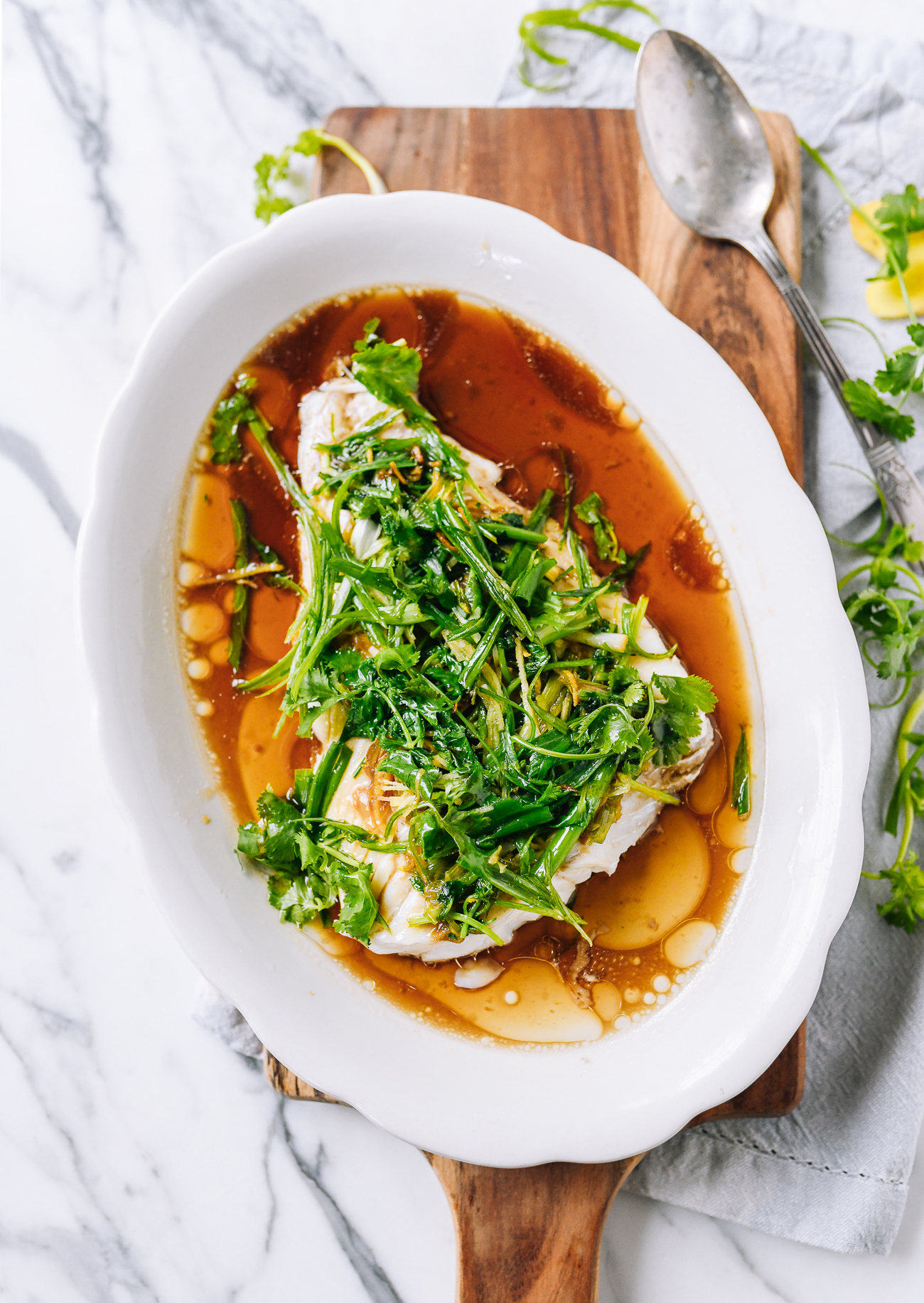Cantonese Steamed Fish: A 20 Minute Recipe - The Woks of Life