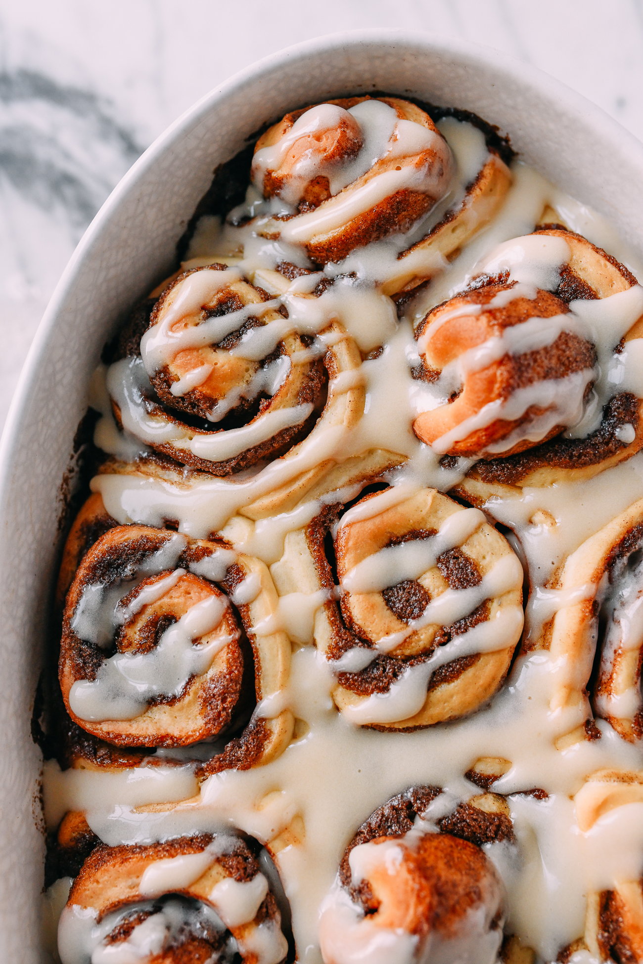 Fluffy Cinnamon Rolls with Cream Cheese Icing