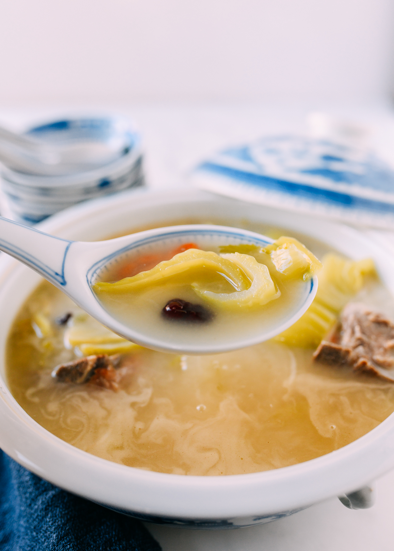 Cantonese Mustard Green Soup with Pork Bones
