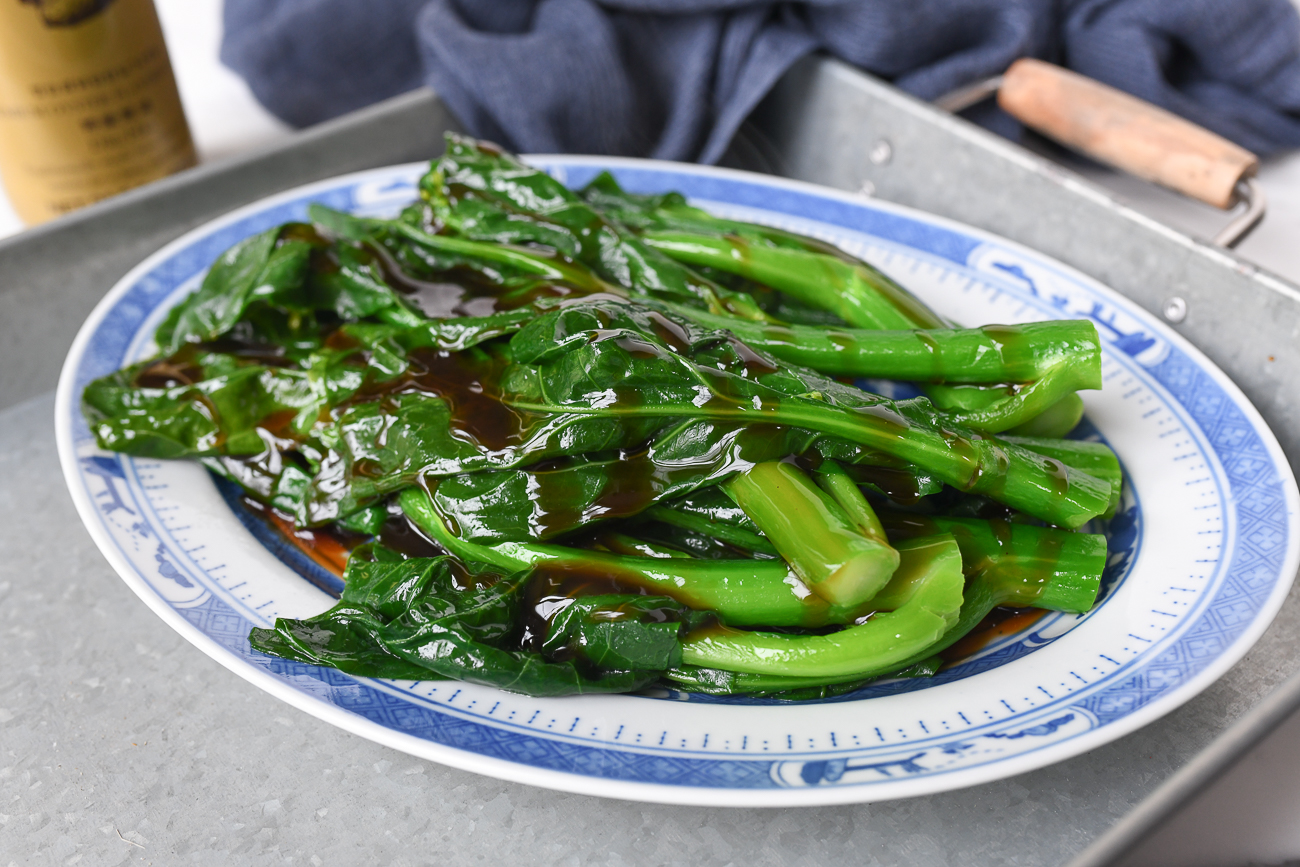 Chinese Broccoli (gai lan) with oyster sauce
