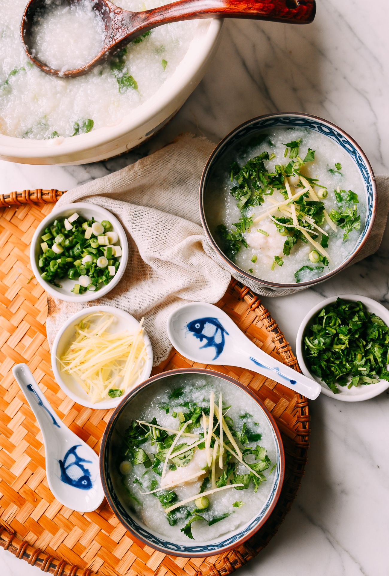 Bowls of Fish Congee