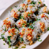 Spicy Garlic Shiitake Mushrooms with Glass Noodles