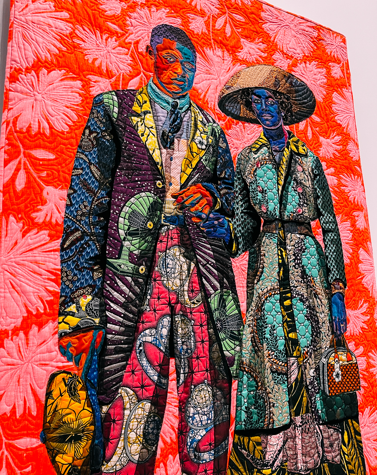 Bisa Butler Quilt Portraits on display at Art Institute of Chicago