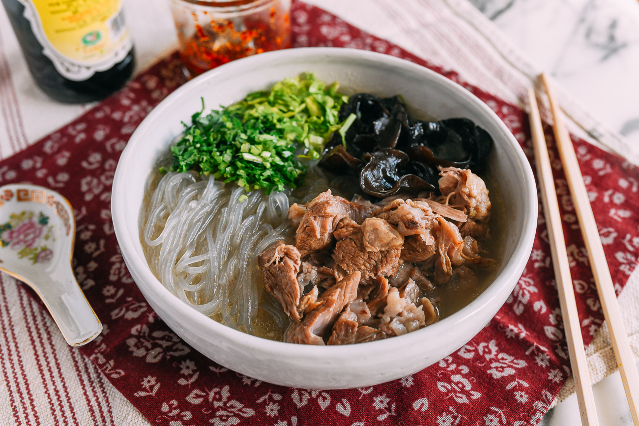 Bowl of Chinese Lamb Noodle Soup