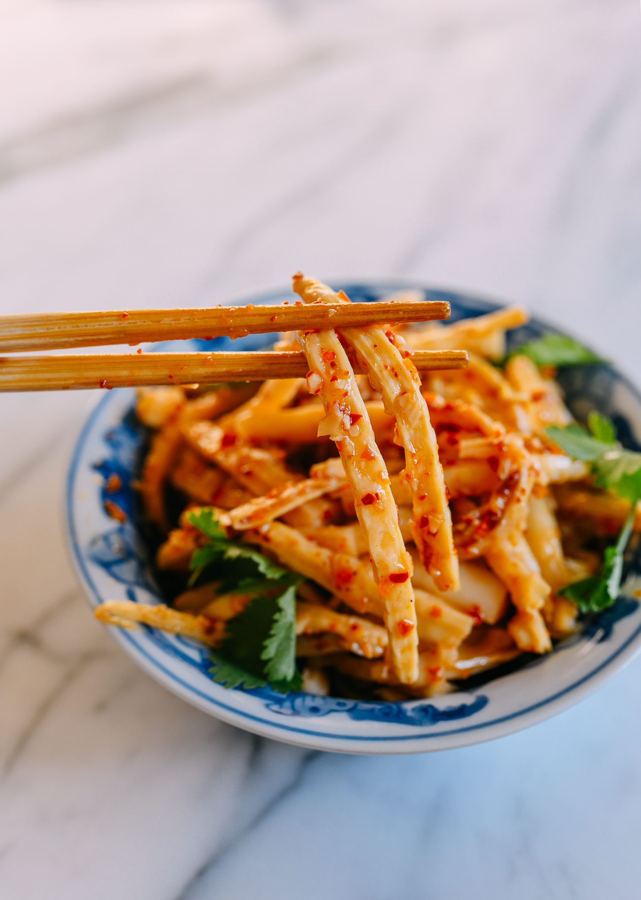 Chinese-Style spicy bamboo cold dish