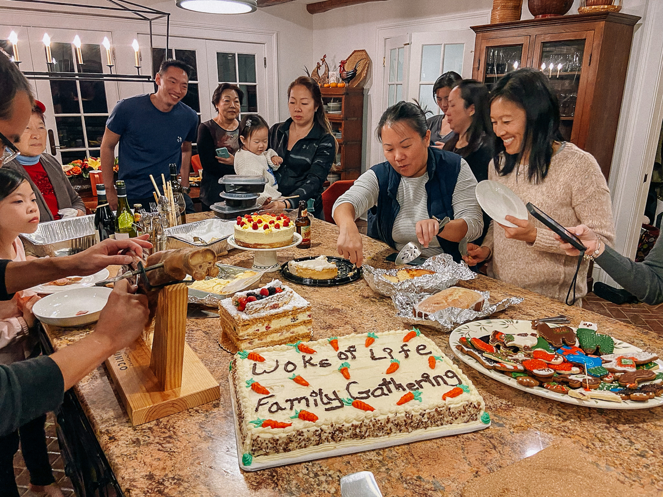 Woks of Life Family Gathering Carrot Cake