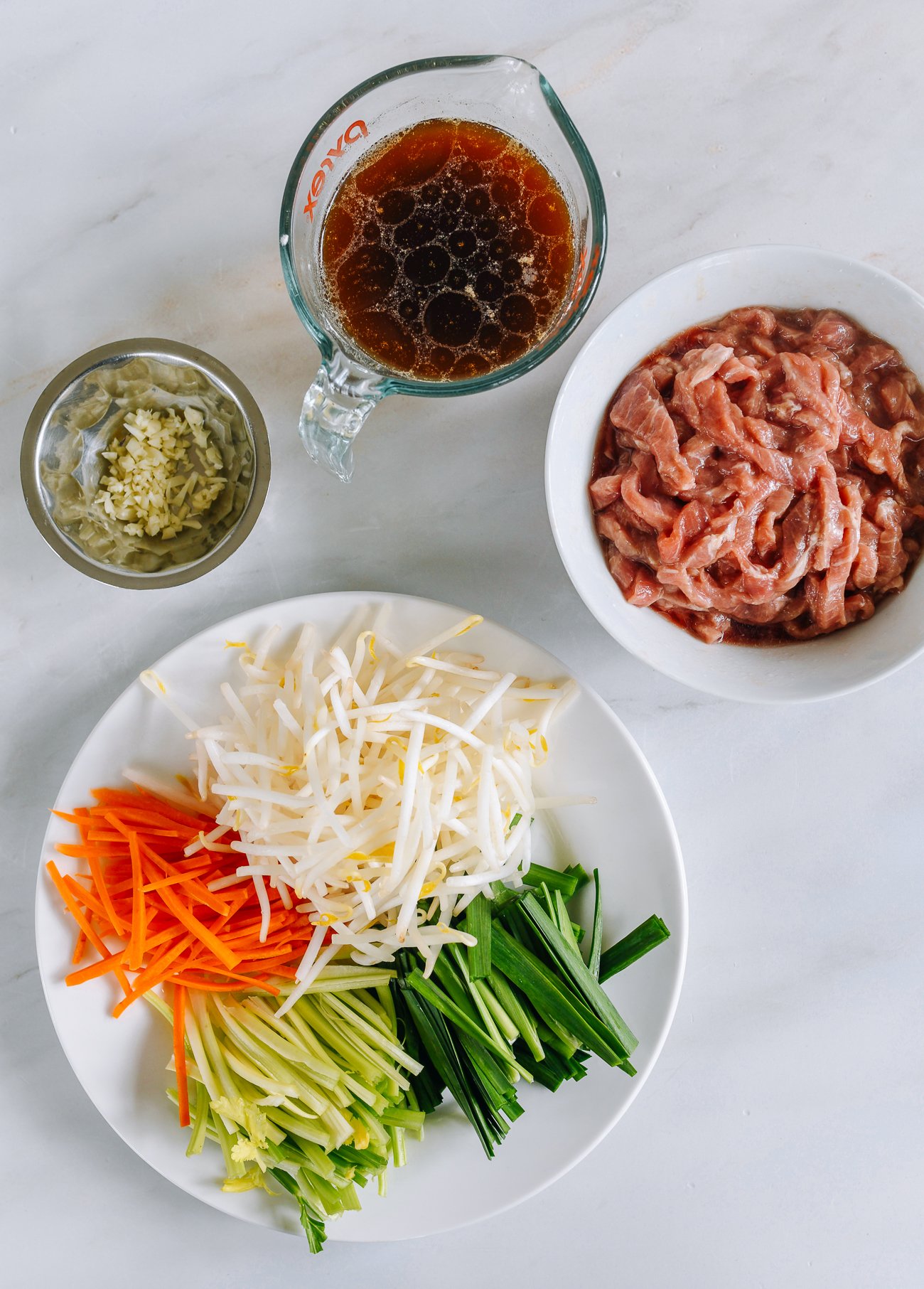 pork pan-fried noodles ingredients