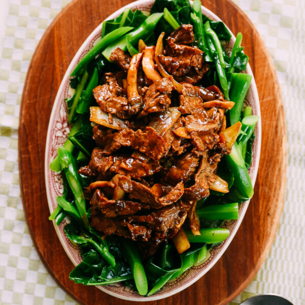 Beef with oyster sauce