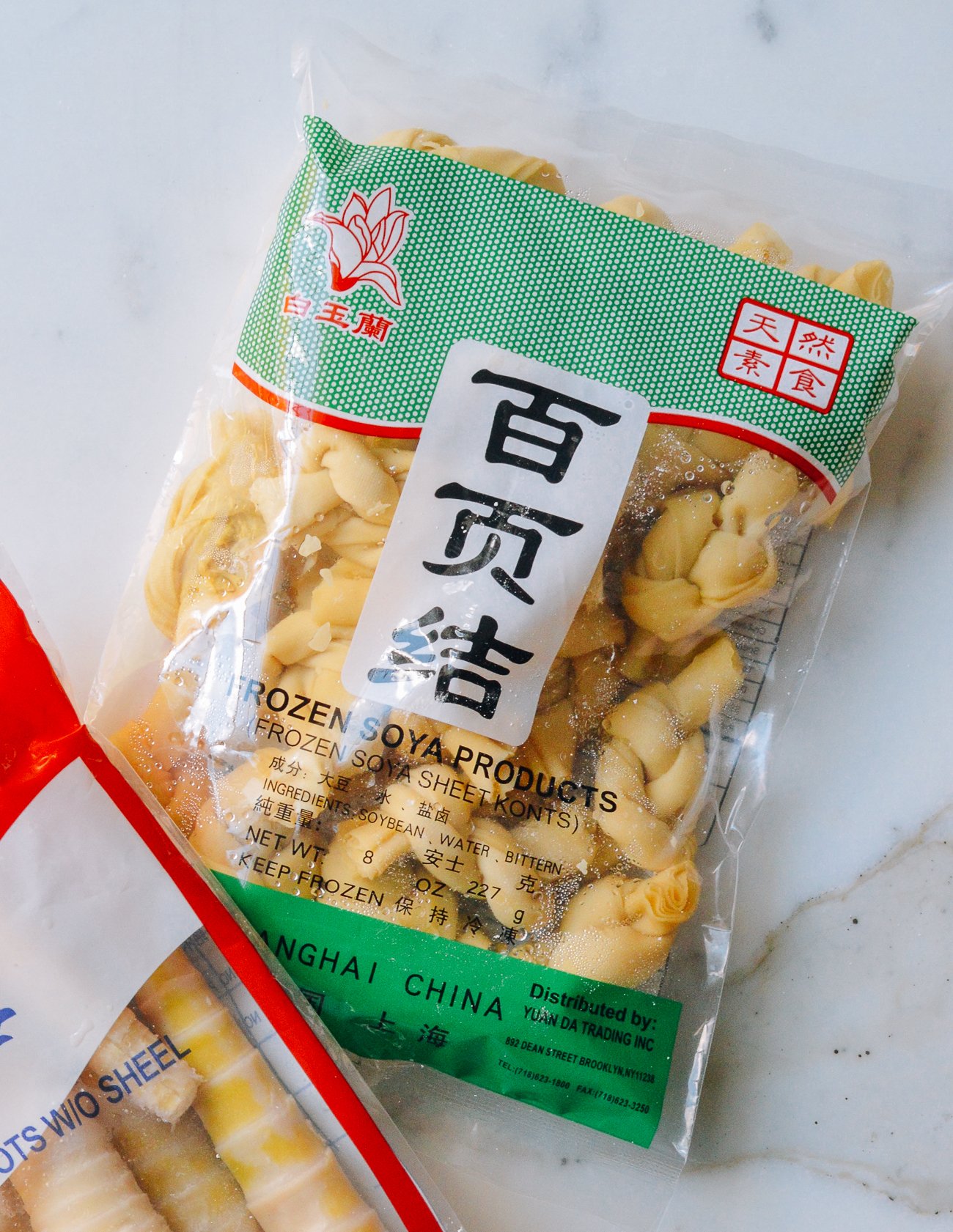 package of tofu knots