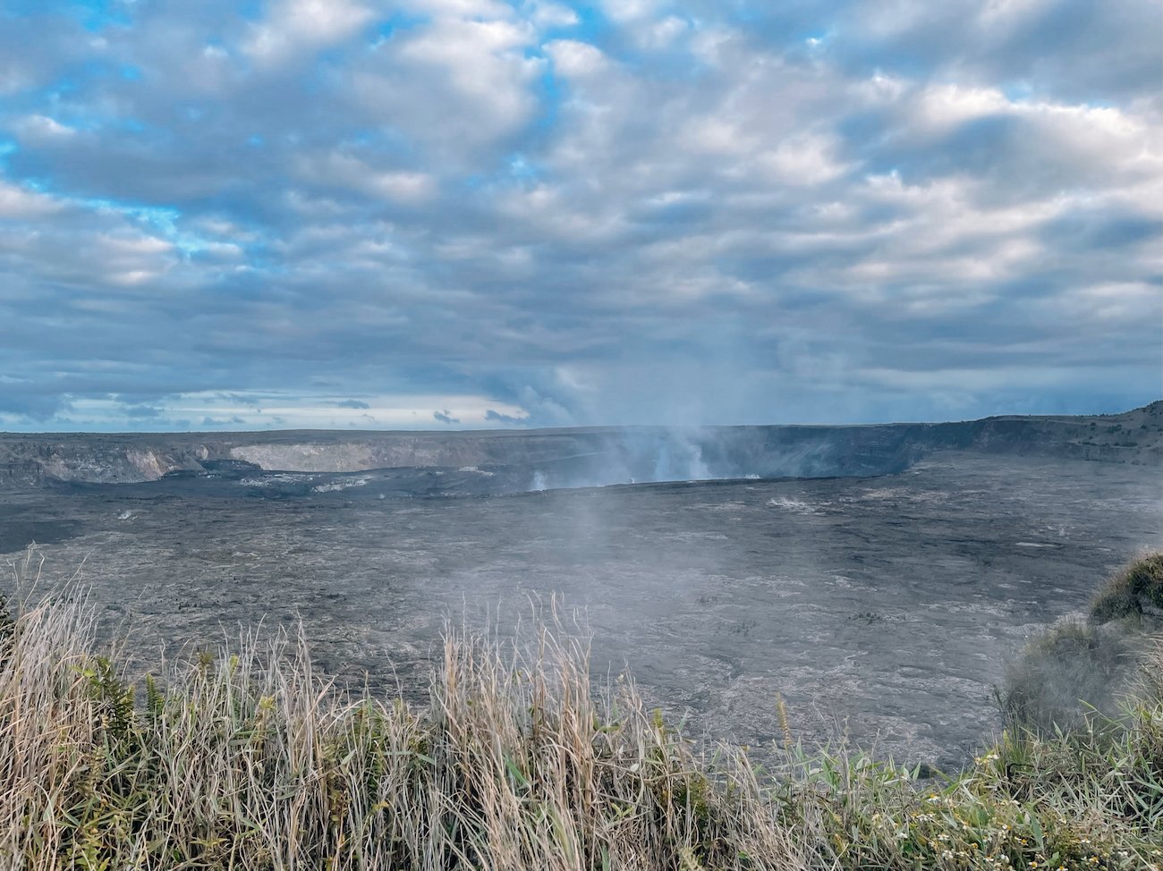 Halema'uma'u Crater at Volcanoes National Park