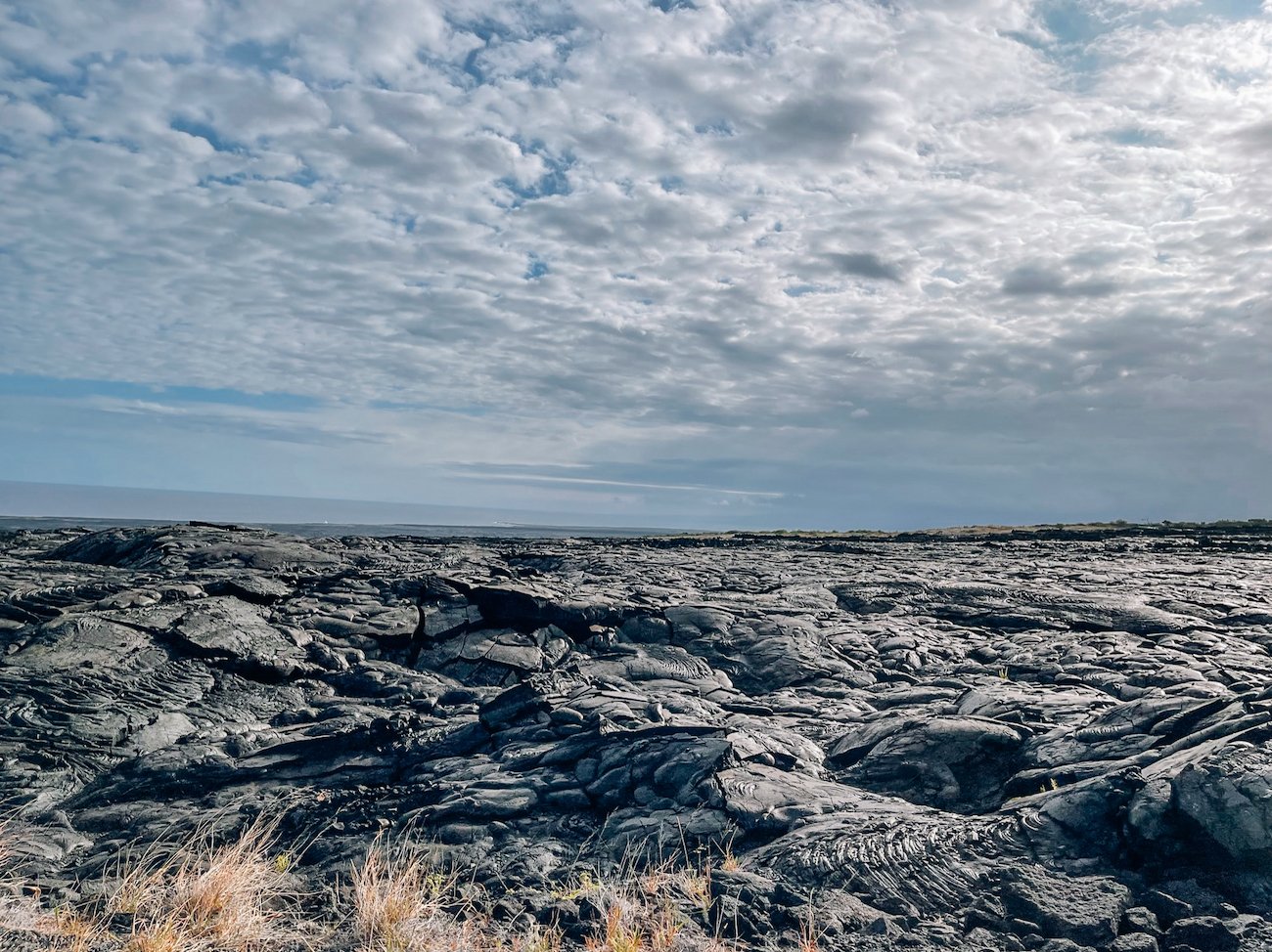 Pohoehoe lava in Volcanoes National Park