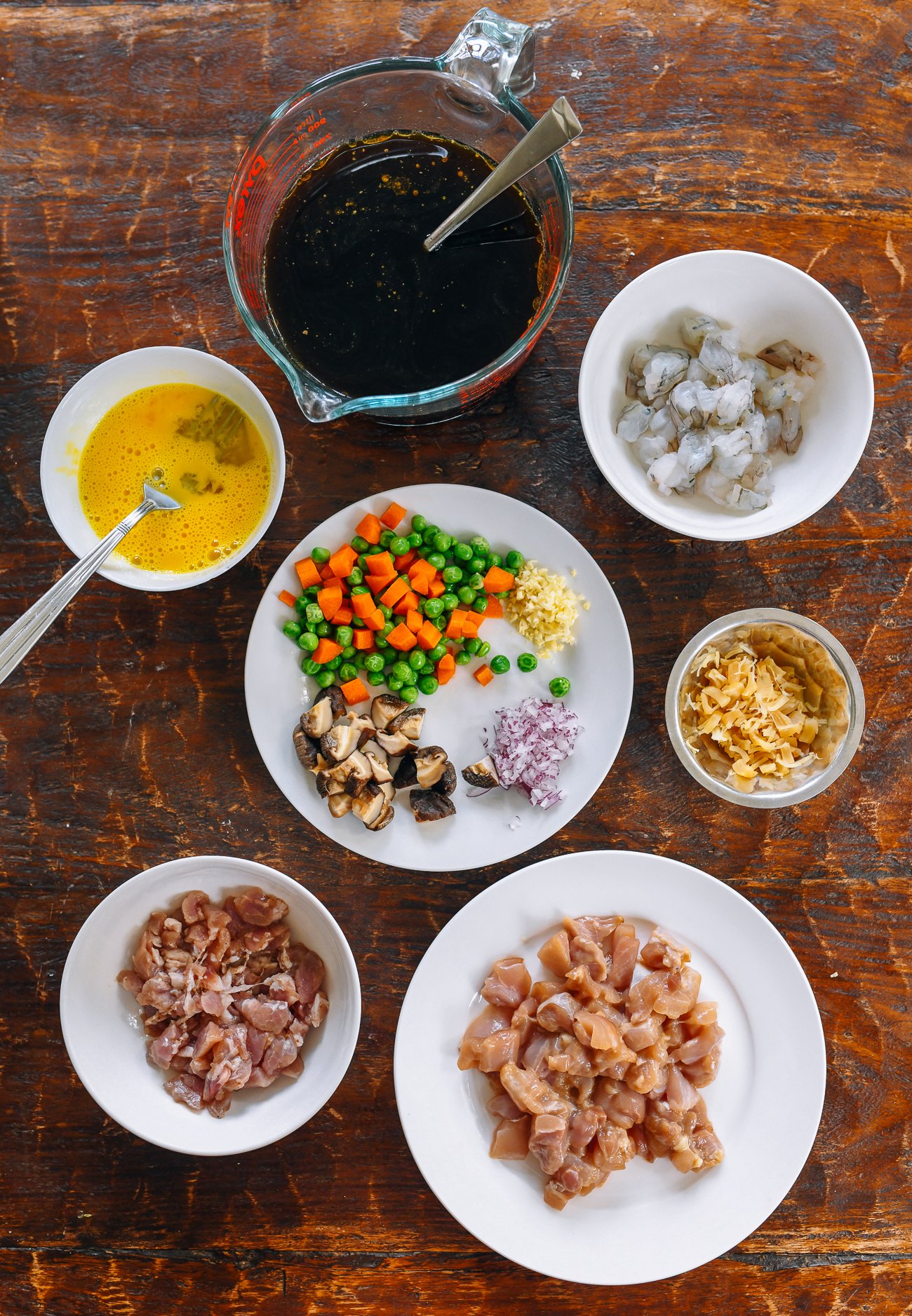Fujian Fried Rice Ingredients