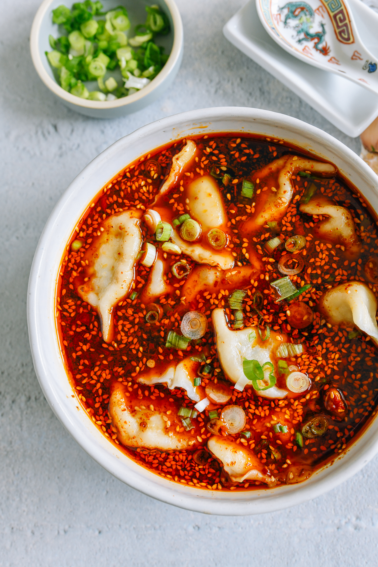 hot and sour dumpling soup