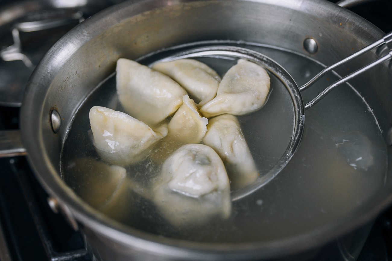 boiling dumplings