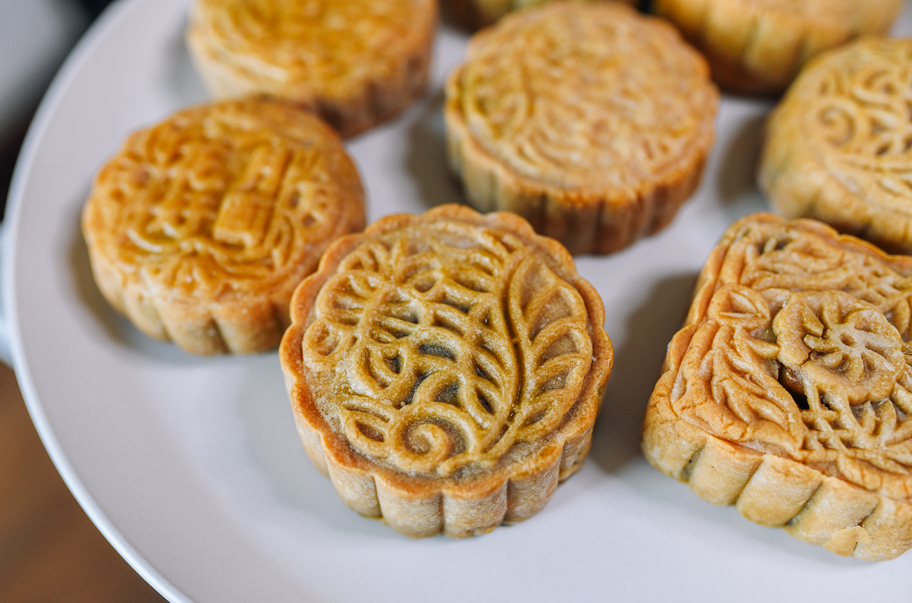 just baked mooncakes