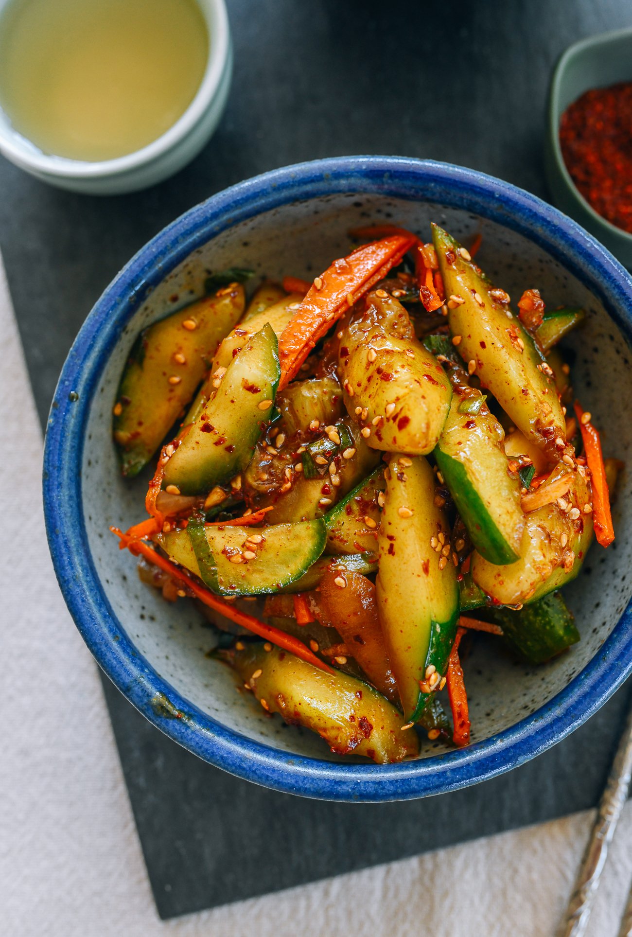 Spicy Korean Cucumber Salad (Oi Muchim)