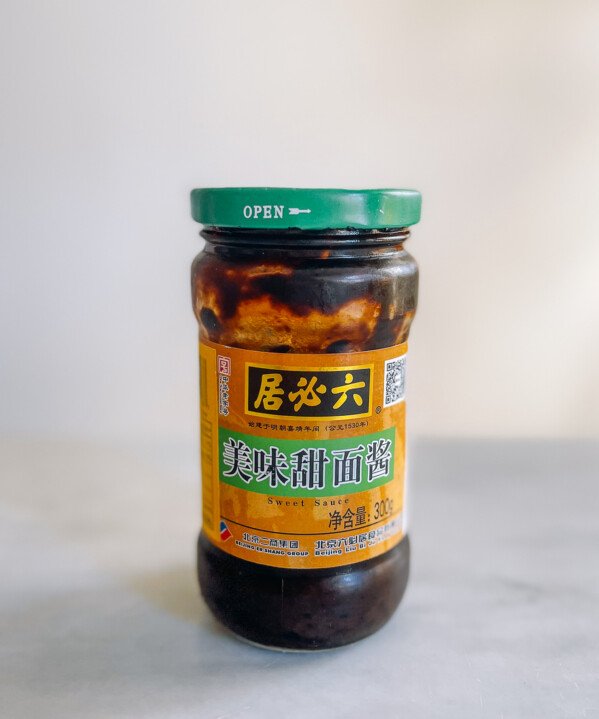 jar of tian mian jiang sweet flour sauce
