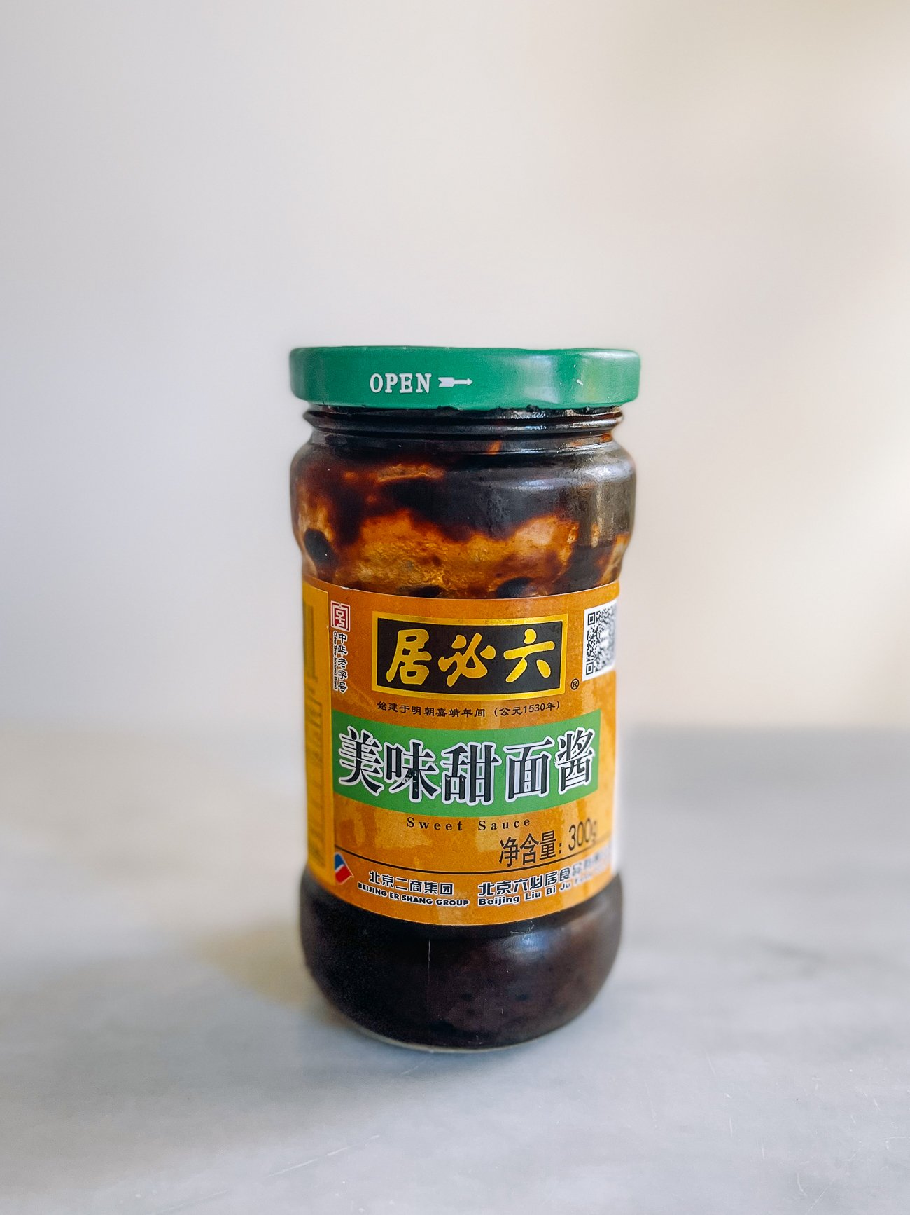 jar of tian mian jiang sweet flour sauce