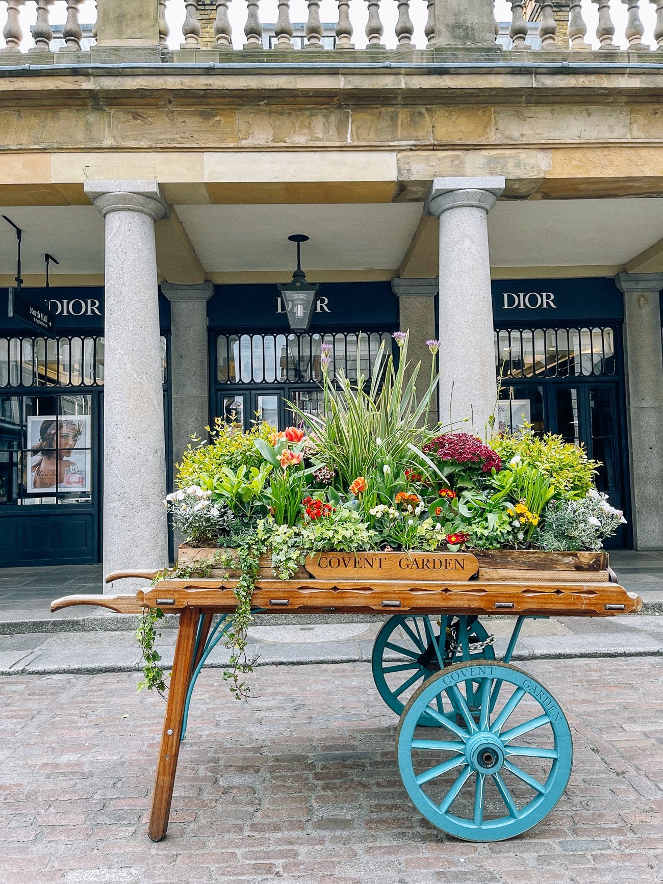 Covent Garden flower cart