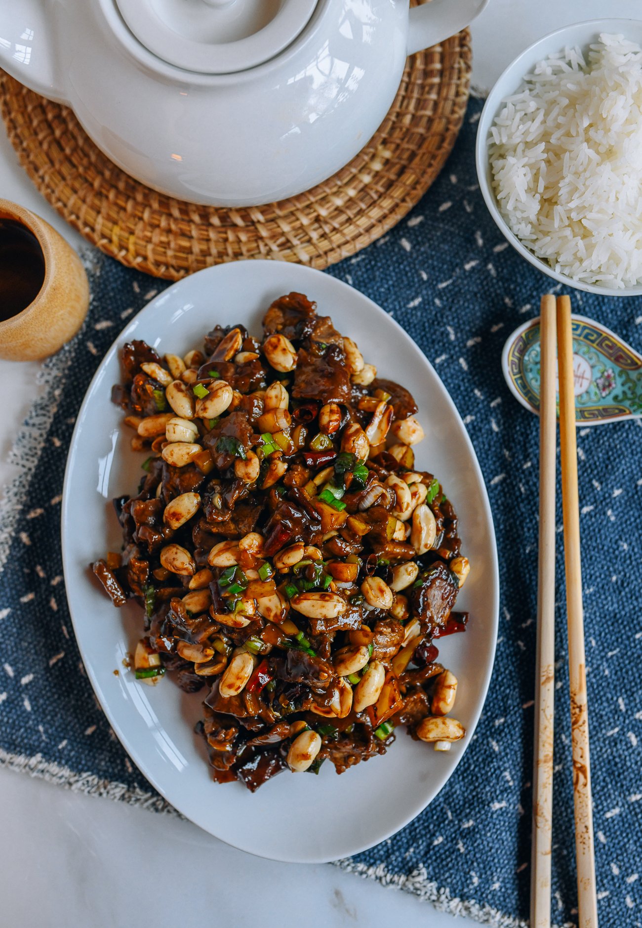 Plate of Kung Pao Beef