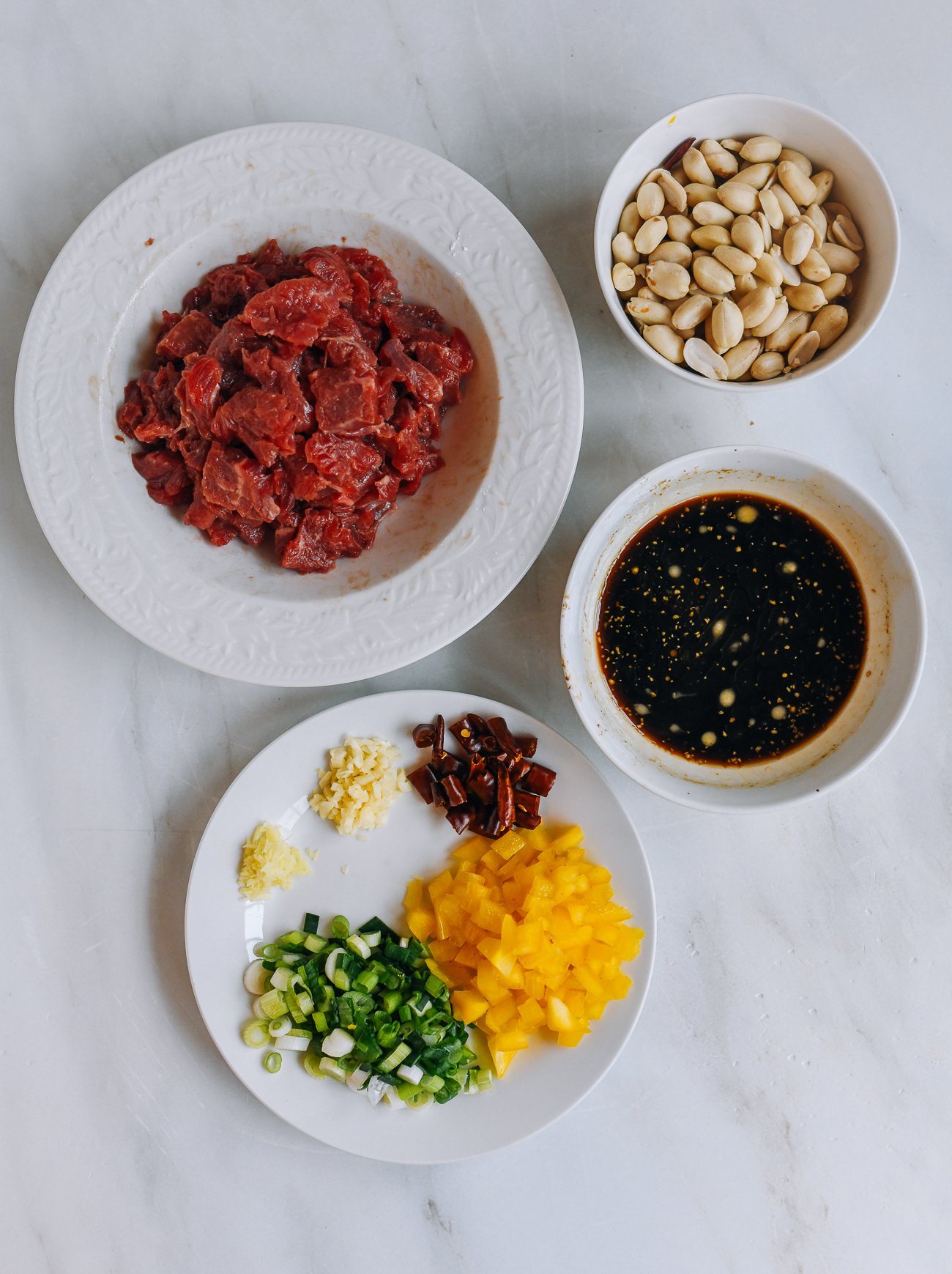 ingredients for kung pao beef