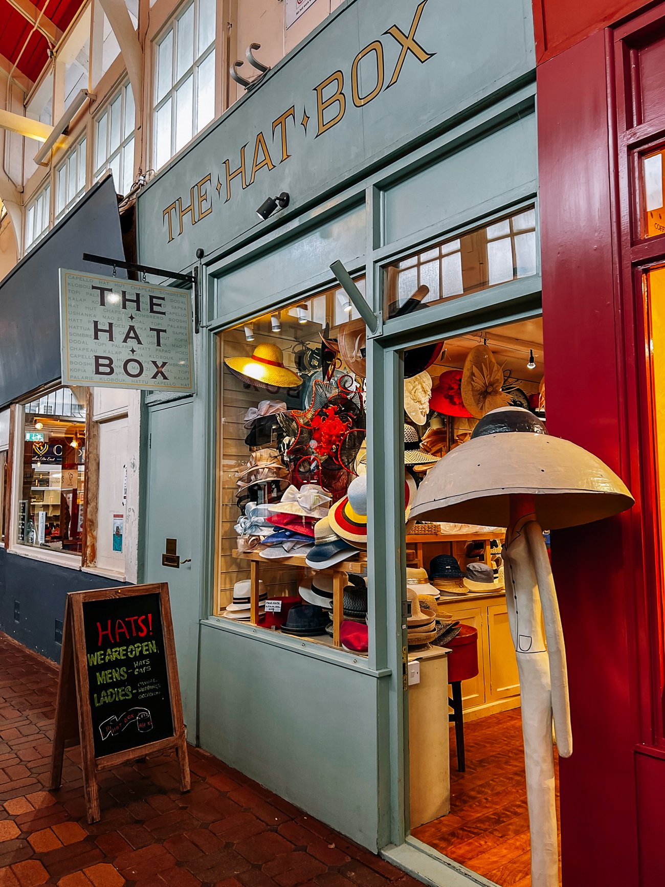 The Hat Box at Oxford Covered Market