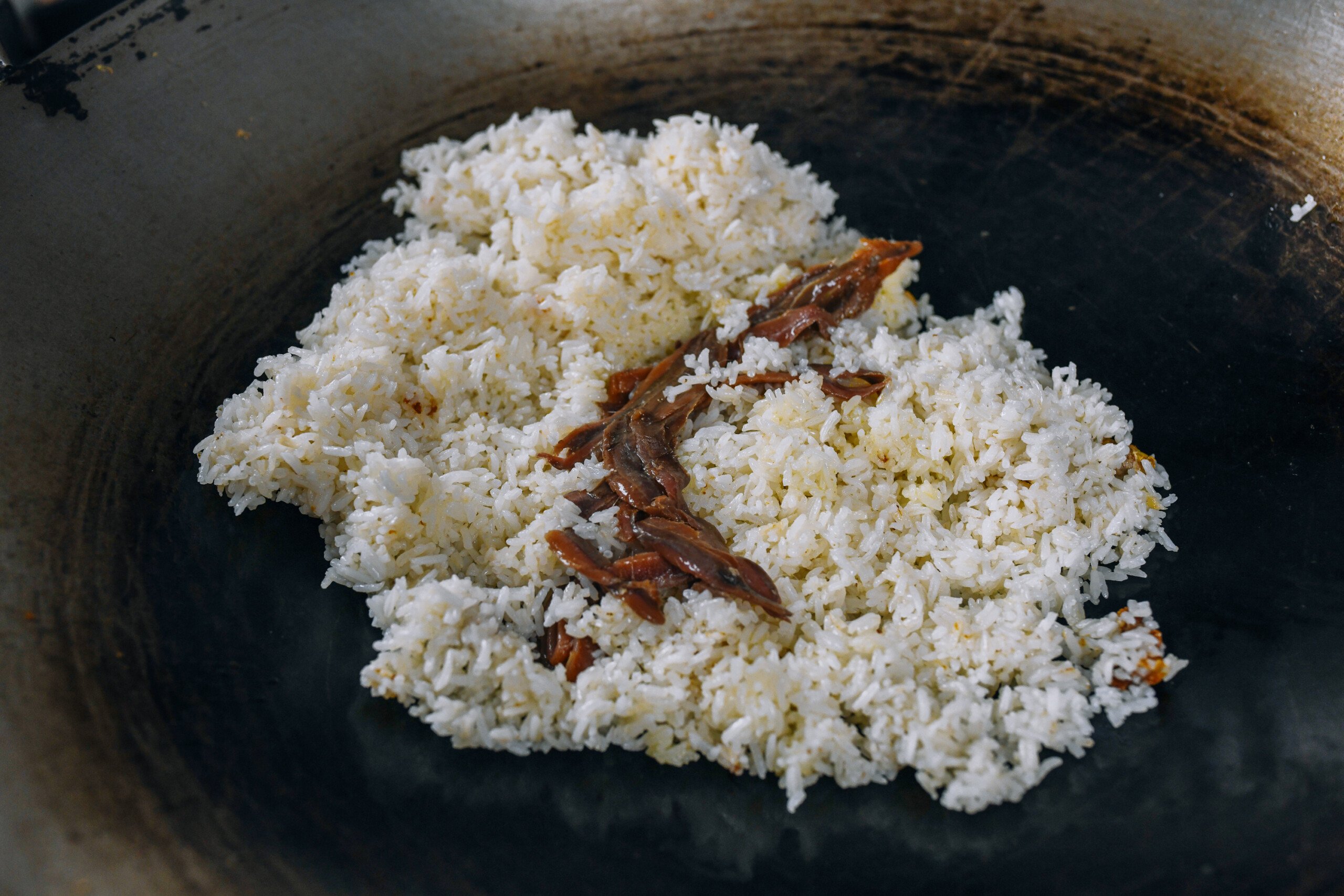 anchovy fillets in rice