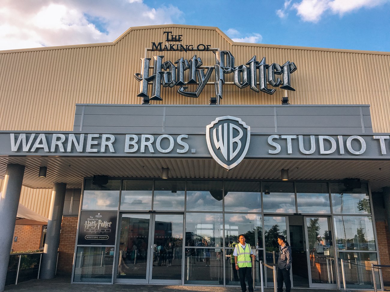 The outside of the Harry Potter Warner Bros. Studio Tour