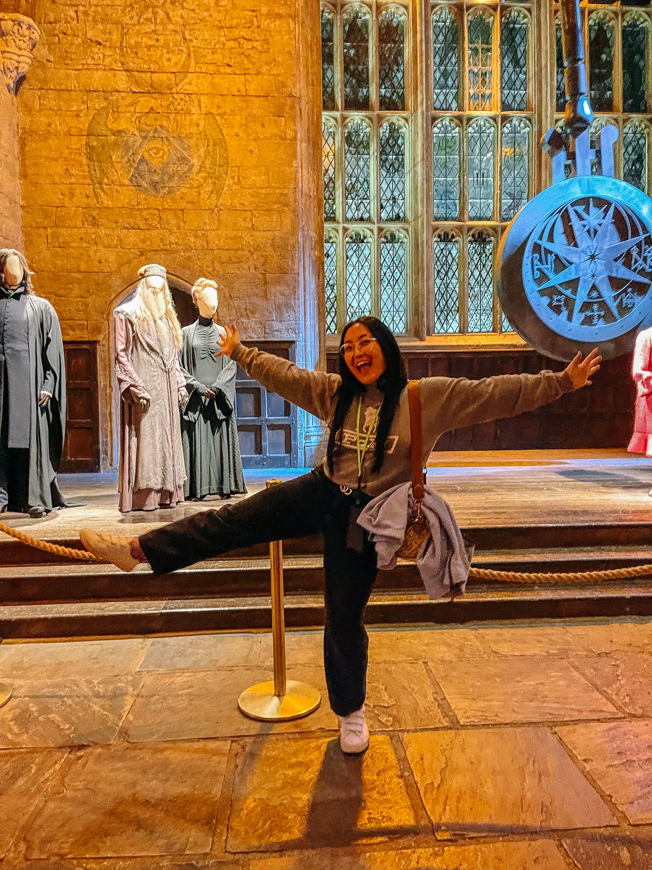Great Hall at Harry Potter studio tour