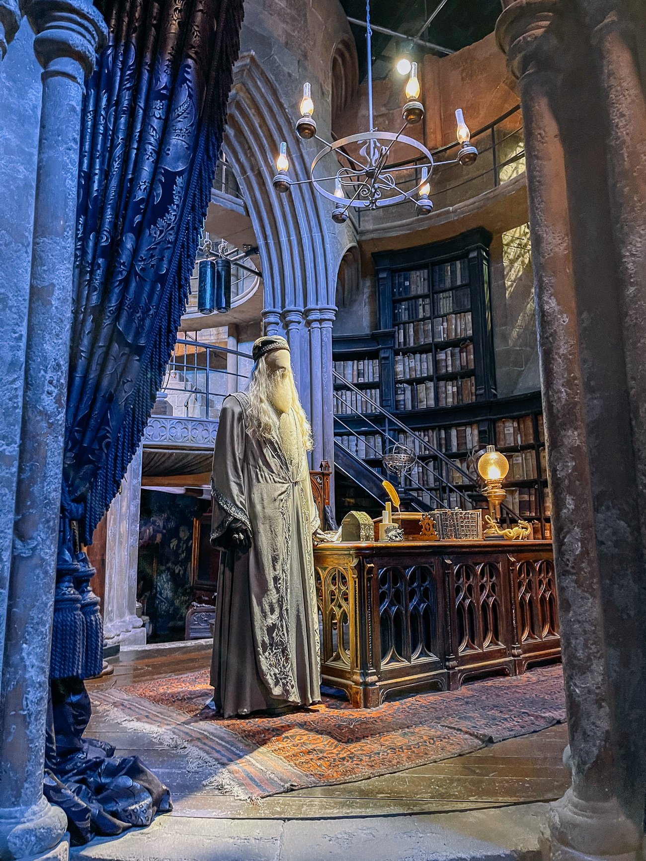 Dumbledore's office at Harry Potter studio tour