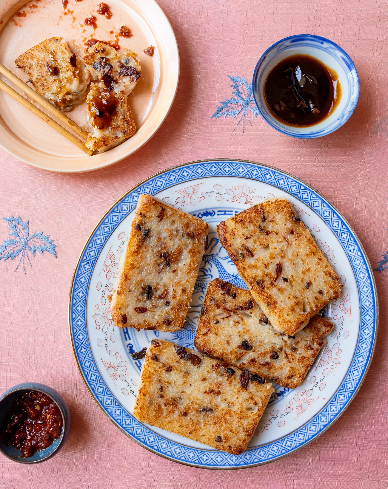 Chinese Radish Cake (Lo Bak Go) from The Woks of Life Cookbook
