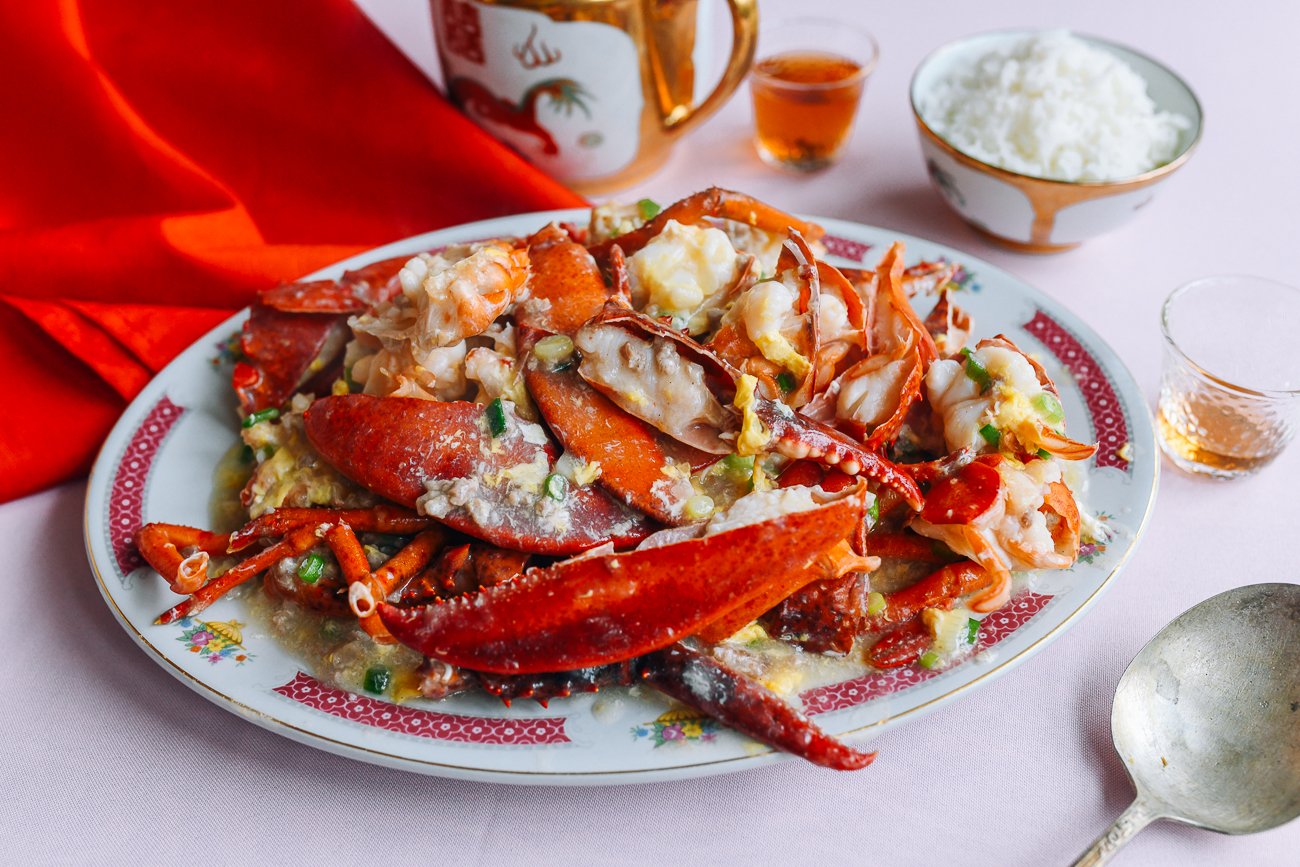 Lobster Cantonese with Lobster Sauce
