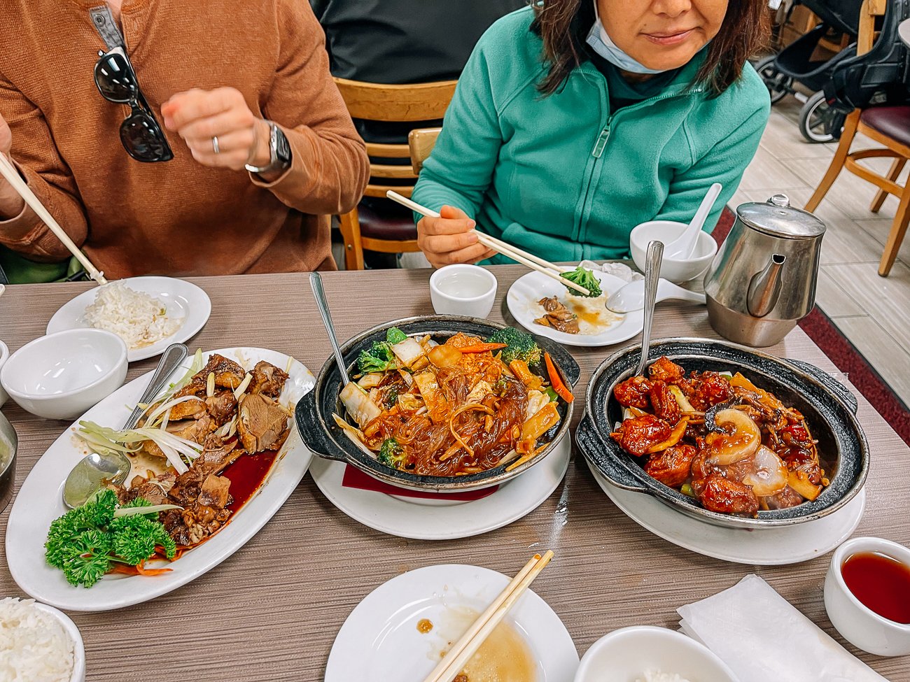 Dishes at Swatow Restaurant