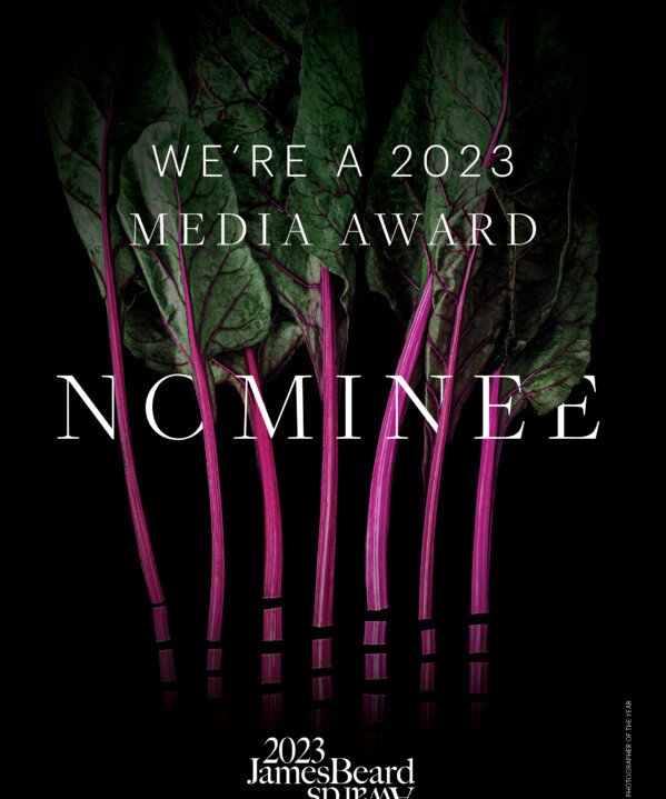 James Beard Media Award Nominee Banner