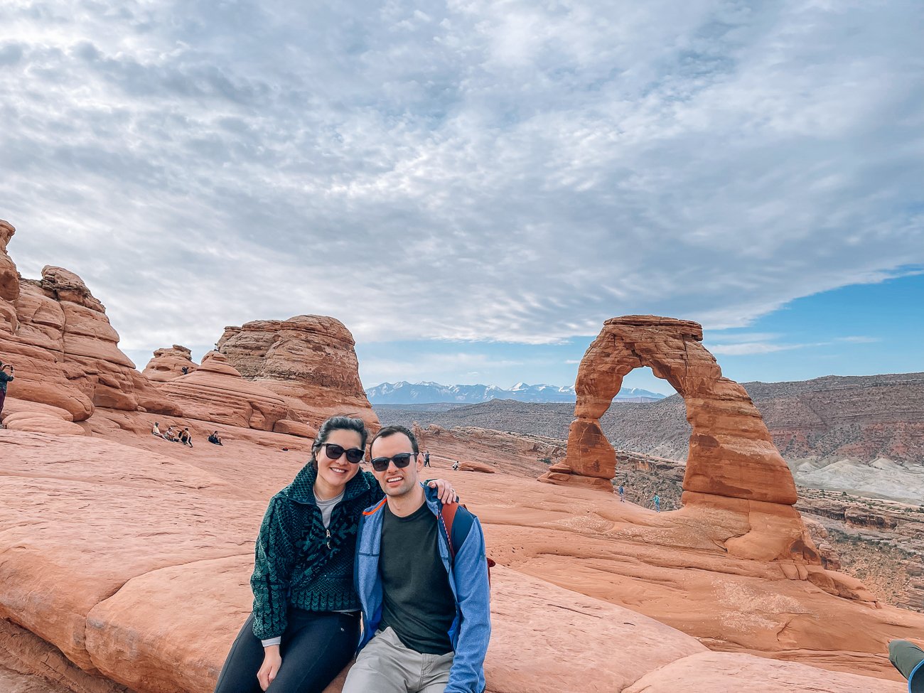 Sarah and Justin at Delicate Arch