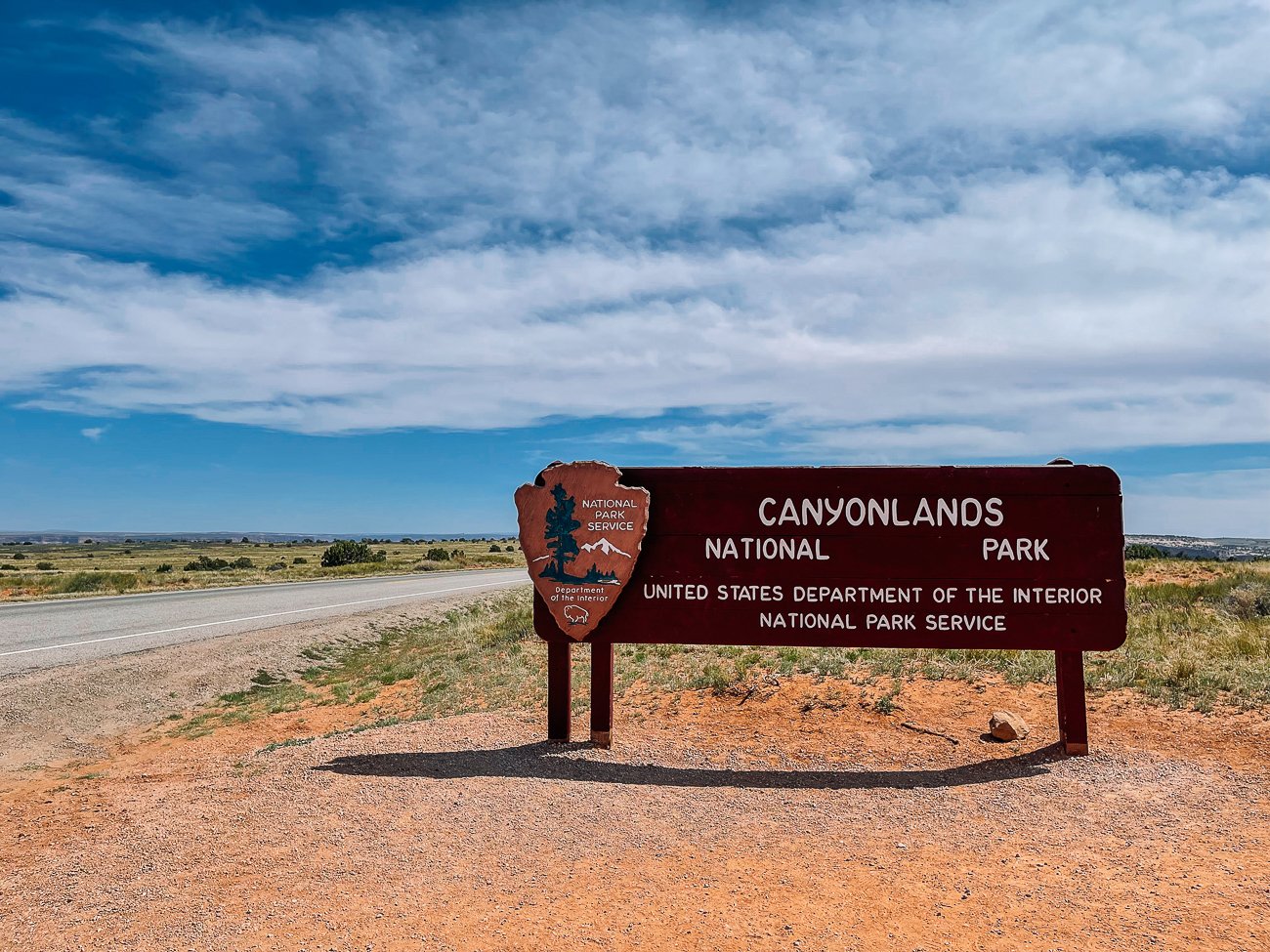 Canyonlands national park sign