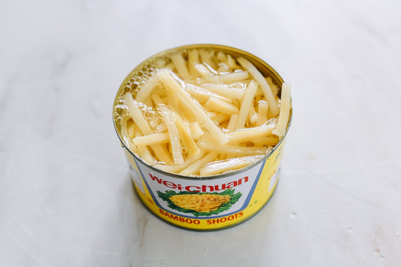 julienned bamboo shoots in can