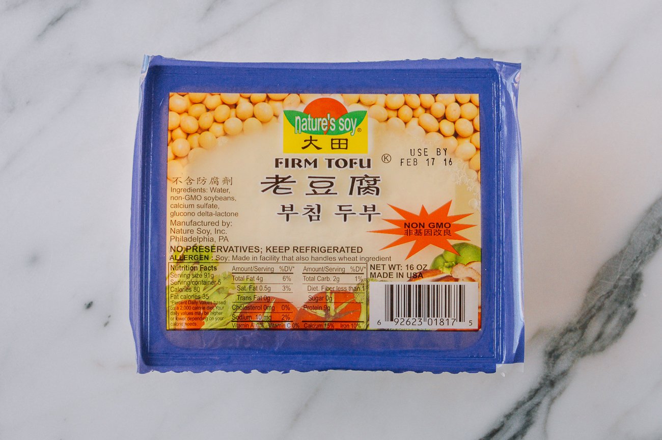 package of firm tofu
