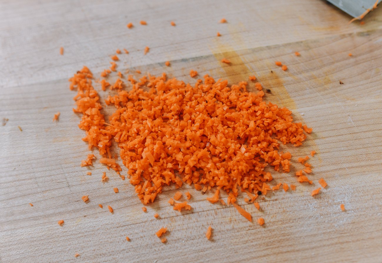 finely minced carrot