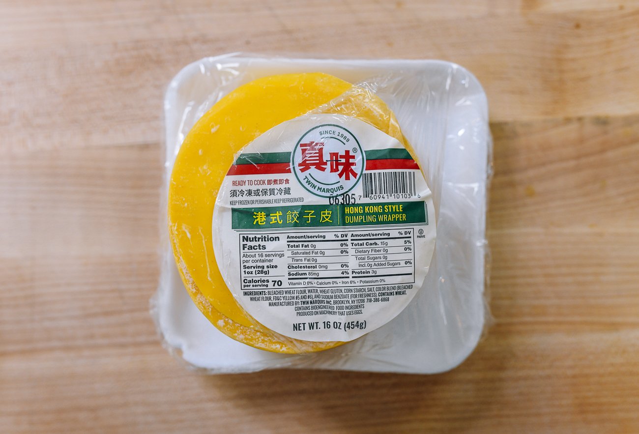 thin yellow hong kong dumpling wrappers