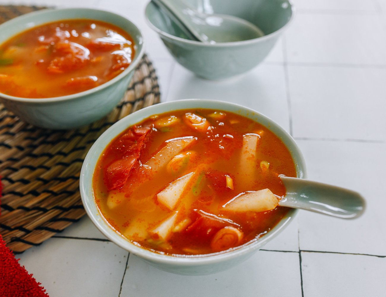 Chinese Tomato Potato Soup